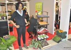 Nadiya Tandina from Legros Bio, an organic grower , importer and exporter of fruit and vegetables