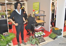 Nadiya Tandina from Legros Bio, an organic grower , importer and exporter of fruit and vegetables