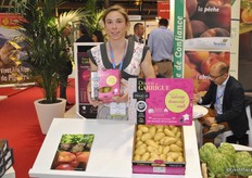 Maëlle Olive from Terraneo. They wanted to promote more the early potatoes to consumers, as many consumers don’t understand that the early potato is different. So they asked retailers to add early potatoes not with the other potatoes but with the vegetables. This really works and they have seen sales increase.