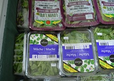 Spinach from Mirabel. The company is based in Quebec.