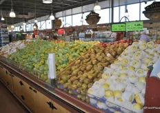 Wide variety of pears including Asian