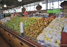 Wide variety of pears including Asian