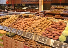 Sweet potatoes and cassava