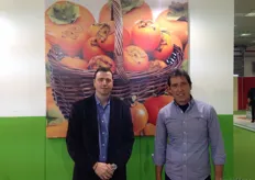 Maidis Makis (grower) and Ignatiou Anastasio from Cacci. Khaki is a not well-known product in Greece and Cacci has the biggest plantation in Greece. The cooperative was founded in 2013.