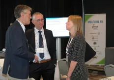 Ad Klaassen (DPA), Gert Mulder, (GroentenFruitHuis) and Linda Bloemfield from Produce Business UK.