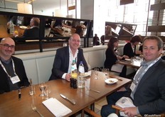 (Left to right) Jafar Al Shibibi, Holland America Group, Etienne Vennink, ADB Cool Company and Jacque Coetzee from NNZ B.V..