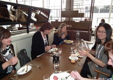 Networking lunch at the Hilton.