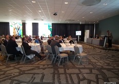 Attendees listening to one of the PMA presentations.