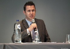 "Panelist Tristan Harris, CEO, Harris Farm Markets during the "From Port to Table" presentation."