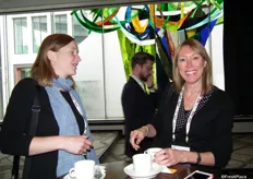 Kerstin Uhlig from GLOBALG.A.P and Linda Bloomfield, Produce Business UK.