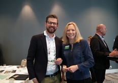 Kasper Martin Hansen, Business Development Manager, Agro Merchants Group and Nancy J. Tucker, CAE, PMA Vice President of Global Business Development.