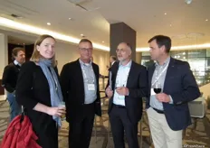(From left to right) Kerstin Uhlig from GLOBALG.A.P, Ge Happe, Albert Heijn Supermarkets, Leon Mol, Ahold Europe, and Heero Gramsma, Director, Nedato.