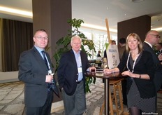Tommy Leighton, Produce Business UK, Denis Punter, Total Produce, and Linda Bloomfield, Produce Business UK.
