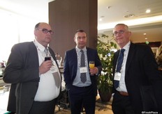 Harrij Schmeitz, Director, Fresh Informationmanagement Center, Peter Verbaas, Fresh Produce Centre-Frugi Venta, and Gert Mulder, Fresh Produce Centre-Frugi Venta.