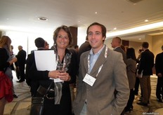 Ine Potting, Managing Director, Mission Produce and Pedro Hevia, Sales Manager Europe, Mission Produce.