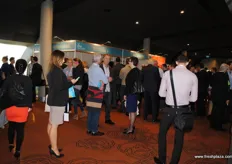 Conference day! Delegates arrive at the Melbourne Convention and Exhibition centre for the first day of PMA Fresh Connection A-NZ.