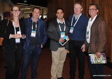 Rachel Sanders and John Glesson - Driscolls, Darren Tullio, Mark Conroy and Patrick Inkster from Fiesta Fruit.