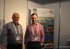 Bill Brown, Nick Payne - BUNZL Food Processor Supplies with processing and packaging innovations on display.