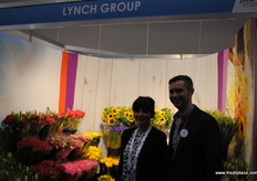 Stavroula Drakos and Michael Valelohea at the Lynch Group Stand. The Lynch Group also supplied some gorgeous purple orchid centrepieces for the Women's Fresh Perspectives brunch. Attendees were also offered bunches of flowers to take home.