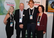 Amy Braddon, Selwyn Snell (Chair), Angus Street, Astrid Hughes at HIA – Horticulture Innovation Australia. HIA delivered its vision for the next year, and sponsored lunch on day 1.