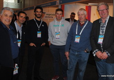 Harry Kapiris, Steve Tsakoumakis, John Kapiris, Peter Wilson, Trevor Wilson all from Kapiris Brothers, with Paul Ahern - Aherns Fruit Market.