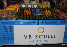 Fresh produce on display in the hall.