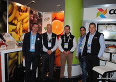 Oliver Flint (GM, Tomatoes), Trevor Jordan (GM, Mushrooms), Elliott Jones (GM Citrus/Grapes), Darren Tullio (Sales Manager, Driscolls), Damien Deckert (Sales and Marketing Manager, Mushrooms)- The Costa Stand.