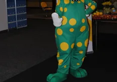Dorothy the Dinosaur made an appearance at 1pm for the launch of the 'Pick right. Feel Bright!' campaign. She was there to say hello to the 27 children, from two different schools, who got to see the launch presentation.