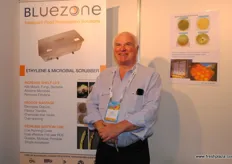 Keith Maggs (Environmental Technologies Australia). Keith was happy to talk about Blue Zone, and the development of the technology, which has been used by the US military. He is hoping to get the Australian Navy on board too.