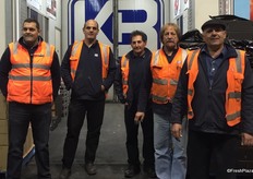 The lads on the stand.