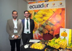 Juan Carlos Yépez and Juan Terán Jurado - Pro Ecuador UK tradeoffice. Pro Ecuador is a public institute, part of the Ministry of International Trade, that's responsible for carrying out Ecuador's export and investment promotion policies.