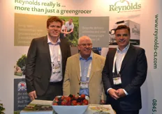Three generations of Reynolds - Tom, David and Tony. A real family company, they have just launched promotion which singles out 5 5 seasonal products each month.