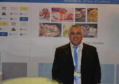 Charlie Solazzo at the Stubbin's stand, the company is celebrating 50 Years in the business this year.