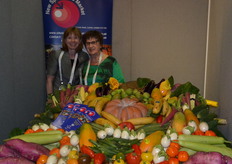 Jan Hutchison and Pam Robertson at the Spittalfield Market Tenant's Association.