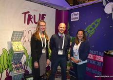 The team at G's fresh promoting the Fresh&naked brand. Elspeth Fowler, Anthony Gardiner and Jess Felton page.