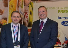 Simon Cooper and Ian Barber from Capespan.