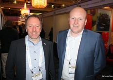 Visitors Filip Fontaine and Jo Lambrecht from BelOrta