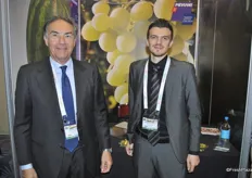 Gino Peviani and Saverio Fuccillo from Peviani and Italian company specialised in watermelons and grapes