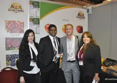 Soly Michael, Benny Michael, Dan Crooks (iFruit) and Cynthia Klein from USA Food & Produce