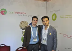 Francesco Messina and Carlo Berardi from AgriMessina, an Italian grape grower and marketer