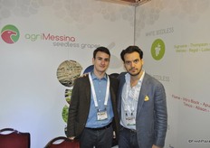 Francesco Messina and Carlo Berardi from AgriMessina, an Italian grape grower and marketer