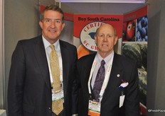 Hugh E. Weathers and R.H. Dickinson promoting produce from South Carolina