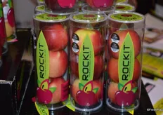 Rockit: the flavor of this specialty gourmet apple is a cross between Gala and Fuji.