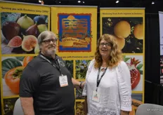 George and Susan Kragie from Western Fresh Marketing had some delicious figs to try in their booth.