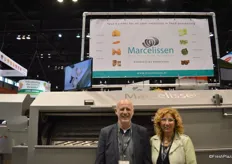Guus Treuen and his wife Monique van Soest with Marcelissen Processing Equipment.