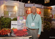 The raspberries tasted delicious at the Well-Pict booth represented by Jim Grabowski.