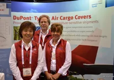 Annette Kim, Paul Herman and Josee Ricard-Matthews with DuPont.