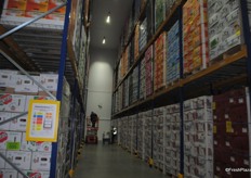 These apples are scanned in and out and usually spend 10-12 days in here.