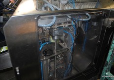 This bagging machine can protect the fruit more than packing by hand.