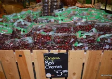 Organic cherries from Stemilt growers.
